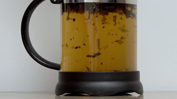 Teapot on white background