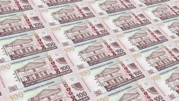 Suriname  Money /100 Surinamese Dollar 4K