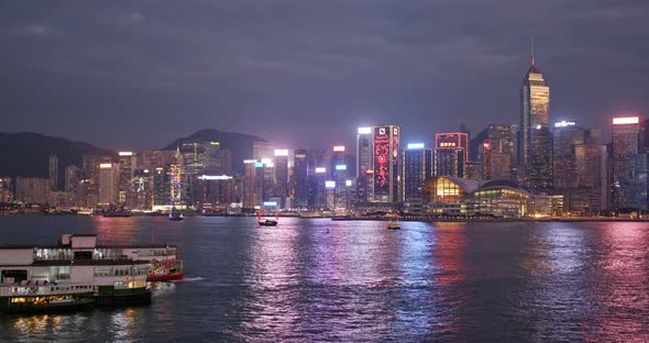 Hong Kong City at Night