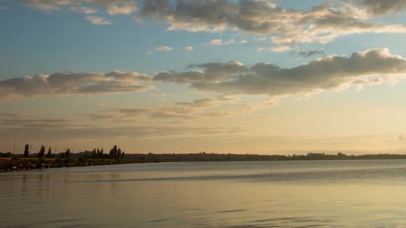 Riverside At Sunrise, Time Lapse