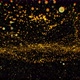 Golden Particles Waves - VideoHive Item for Sale