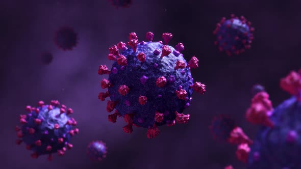 Covid-19 Corona Virus Macro 4k alt