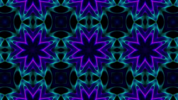 Vj Neon Kaleidoscope Loop 4K 14