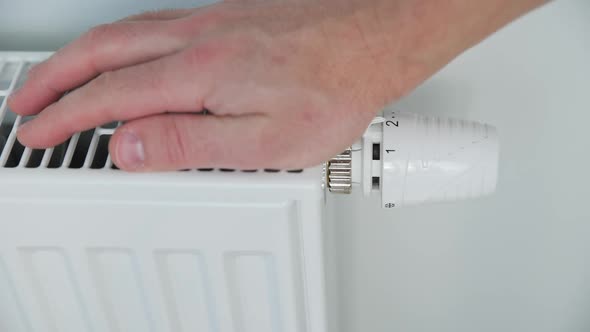 Hand Turn Heat Radiator Knob Thermostat