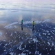 Skating on the Frozen Lake Baikal - VideoHive Item for Sale