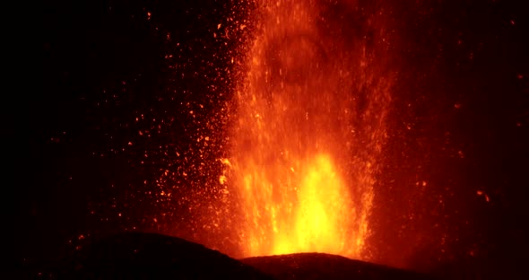 Volcanic eruption in La Palma Canary Islands 2021