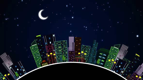 Night City Loop Background alt