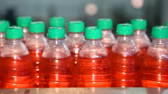 Bottling of Juice in Plastic Bottles