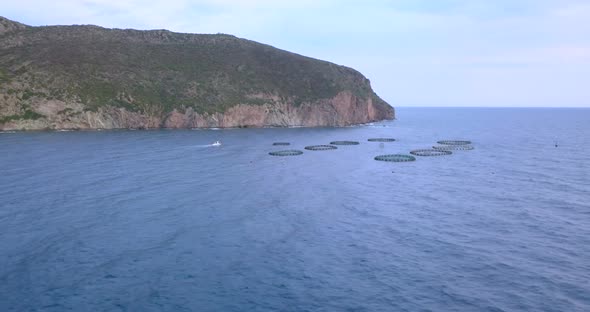 Aquaculture Aerial View