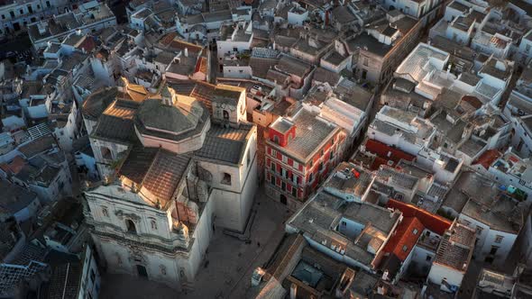 Aerial view of Martina Franca