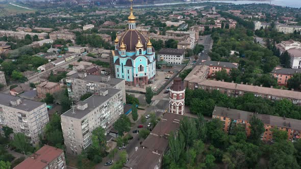 Mariupol Ukraine September 30 2021 Mariupol Before the War with Russia