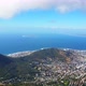 South Africa Skyline view from table mountain see bay and lion mountain 4K - VideoHive Item for Sale