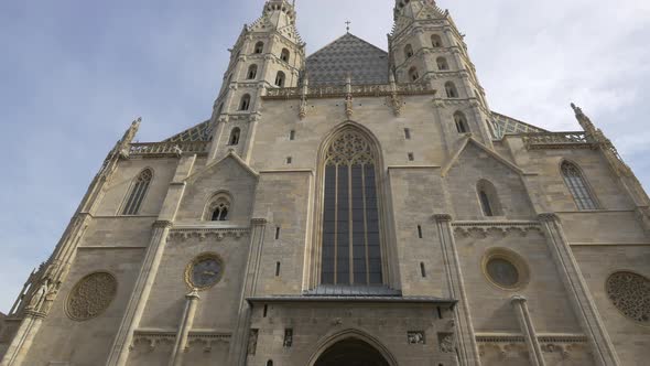 The facade of St. Stephens Cathedral