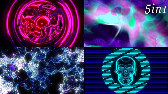 Generative - VJ Loop Pack (5in1)