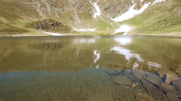 Glacial Lake in Summertime