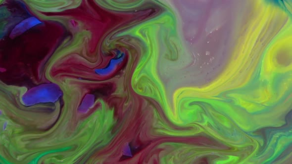 Abstract Colorful Sacral Liquid Waves Texture 935