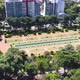 French garden, Independence Park (Rosario, Argentina) aerial view, drone footage - VideoHive Item for Sale