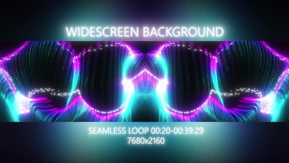 VJ Neon Widescreen Waves