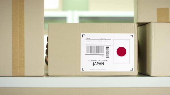 A Box From Japan on the Shelf