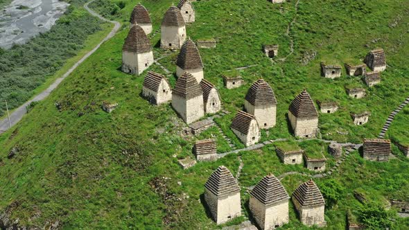 Dead Town Dargavs In North Ossetia