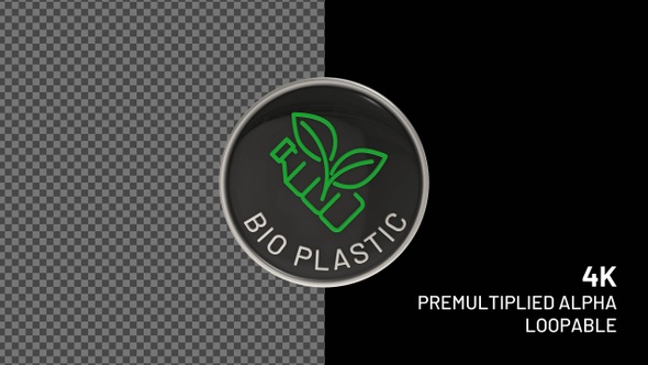 Bio Plastic Badge