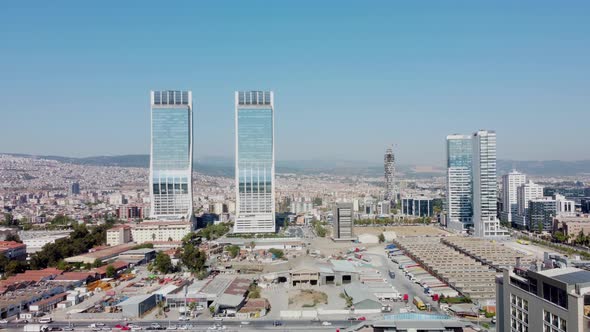 Modern City Aerial View