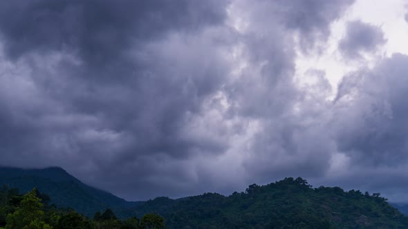 4k Time-lapse, View of Colorful dramatic sky sunset or sunrise alt