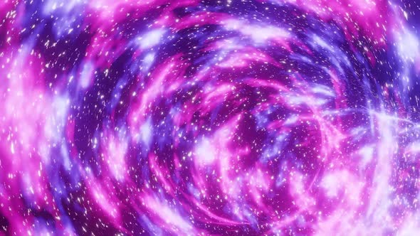 Space Purple Travel Through The Galaxy Background Vj Loop HD