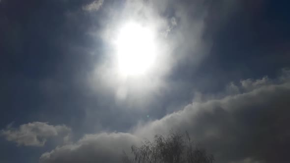 sun and cloud