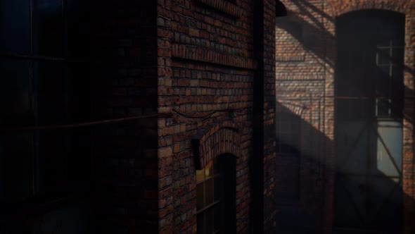 Abandoned Factory Empty Because of the Coronavirus Covid19 Epidemic alt