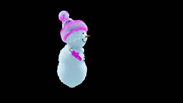 56 Snowman Dancing HD