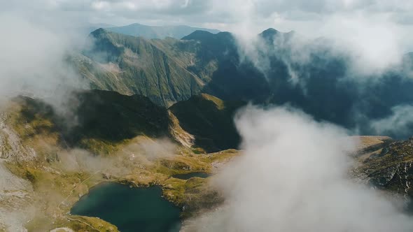 Fagaras Moutains Aerial View