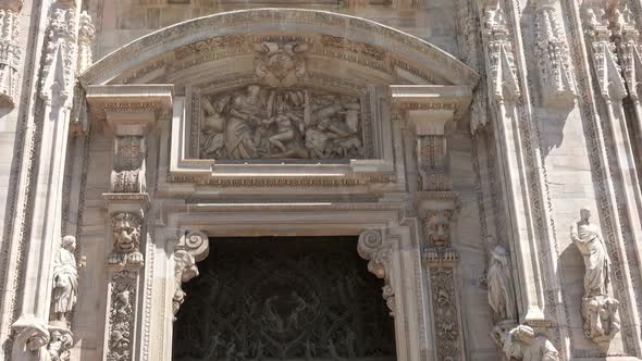 Duomo Di Milano Gothic Cathedral Church Italy