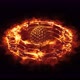 A Blazing Ring of Fire with Rotating Spiky Orb - VideoHive Item for Sale