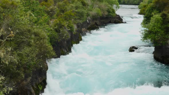 Huka Falls In New Zealand