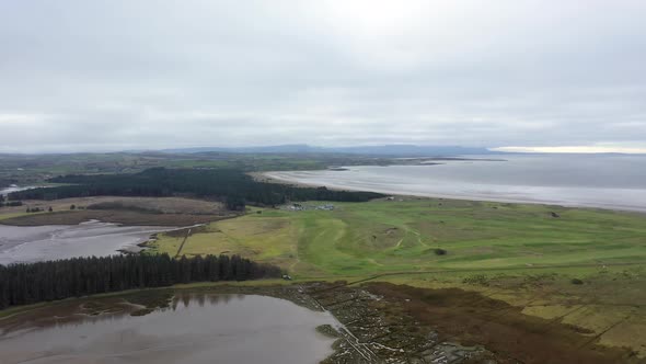 Aerial View of Murvagh in County Donegal Ireland