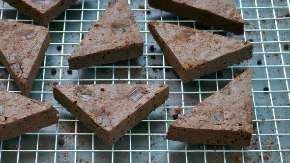 Sweet dessert chocolate brownie cake