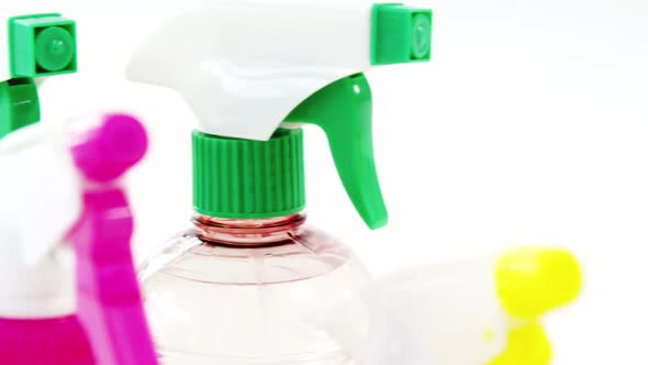 Close-up of spray bottle