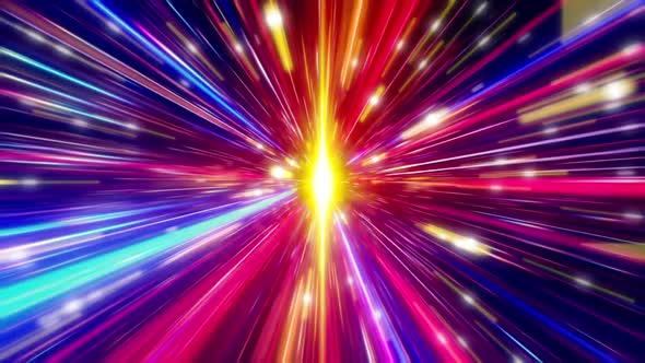 Colorful Speed Light Motion Background