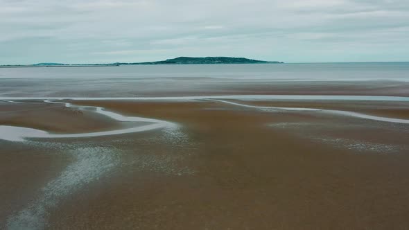 Irish beach in autumn