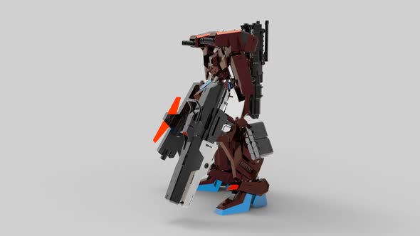 Mecha the long-range fighter