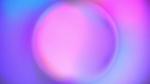 Pastel Soft Blue Purple and Pink Neon Circle Abstract Futuristic Cyberpunk Hitech Motion Background