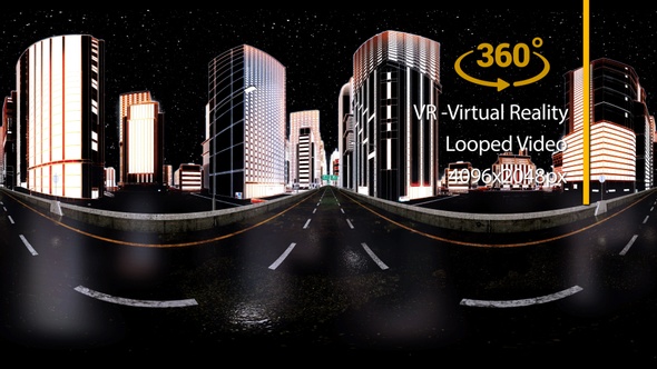 VR360 Trip On The Road City 03 Virtual Reality