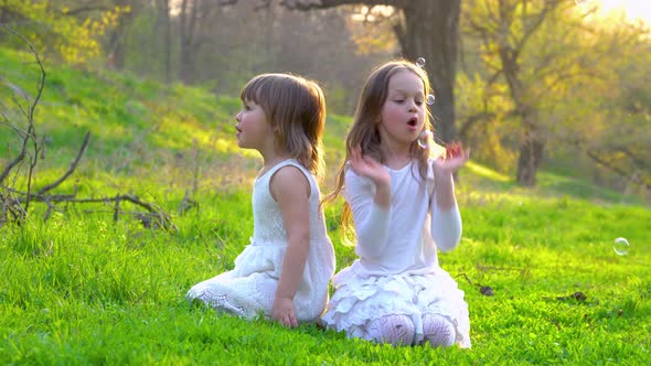 Happy Kids in the Park