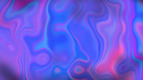 Abstract Colorful Trendy Wave Liquid Animation