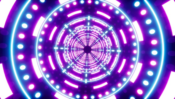 Rotating Disco Tunnel Lights Loop alt