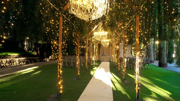 Wedding Scenery in the Open Air