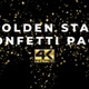 Golden Star Confetti Pack 4K - VideoHive Item for Sale