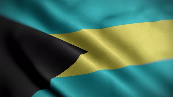 Bahamas Flag Angle