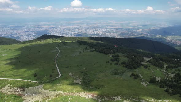 Aerial View at Vitosha Mountain